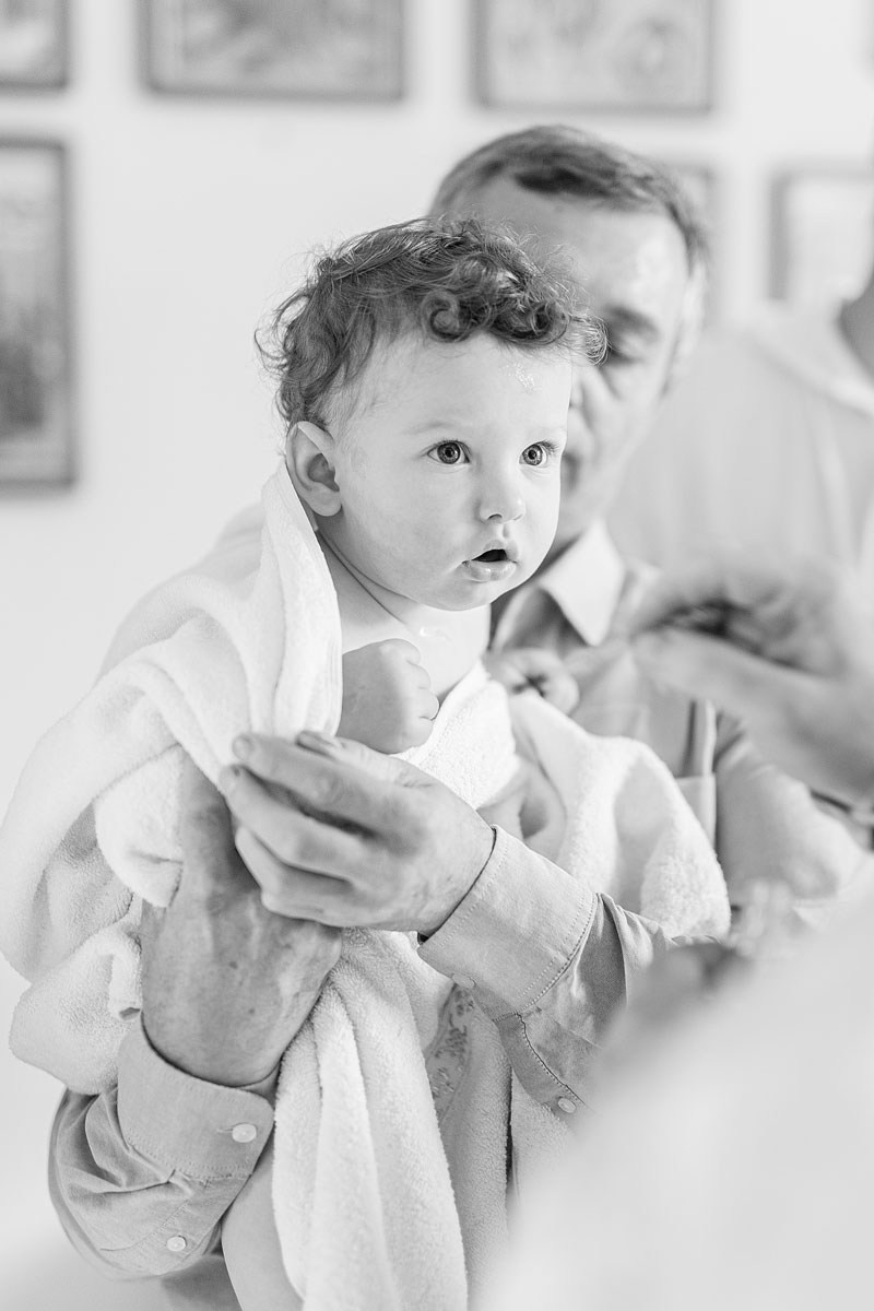— Таинство Крещения (Чёрно-белый). Детский и семейный фотограф Домодедово