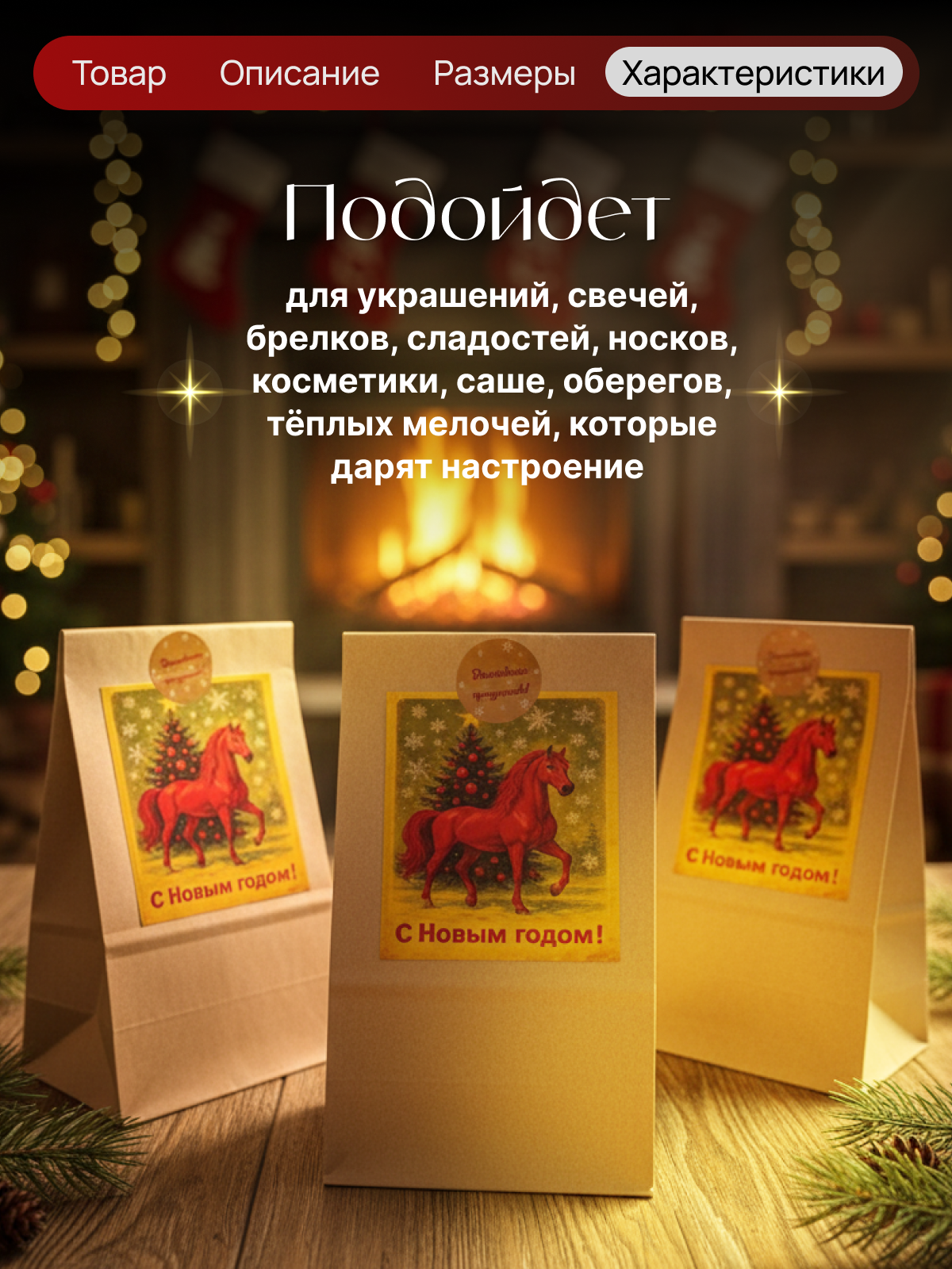 Инфографика | Карточка товара | Новогодний. Графический дизайнер AI в Москве Валерия Кос