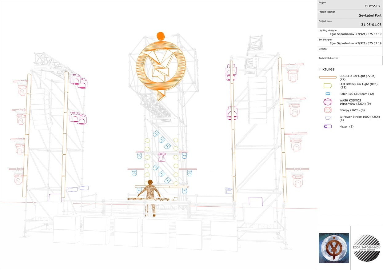 Morskaya 2025 Festival 31.05-01.06. Художник по свету Егор Сапожников