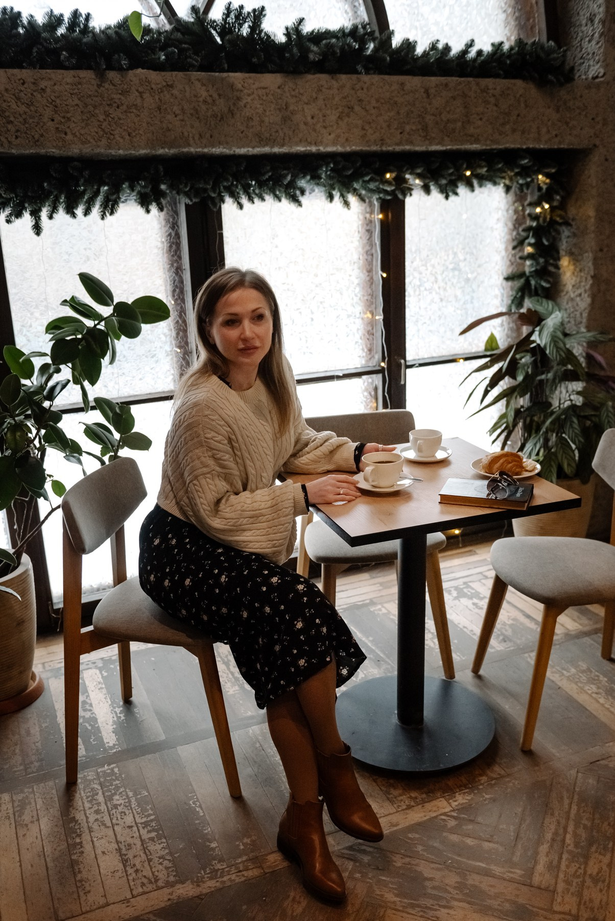 Зимняя прогулка и кафе. Свадебный и семейный фотограф в Санкт-Петербурге Елена Худякова