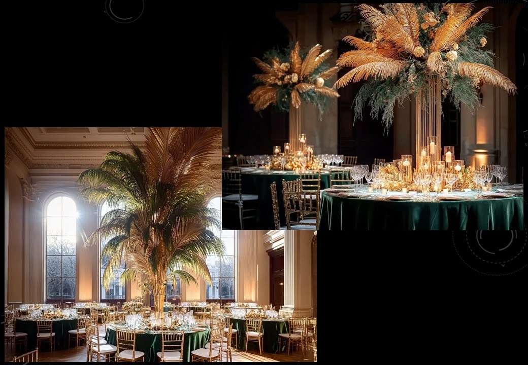 Концепция декора для корпоративного мероприятия в стиле «Лас-Вегас» для LAZAR DECOR. Главная