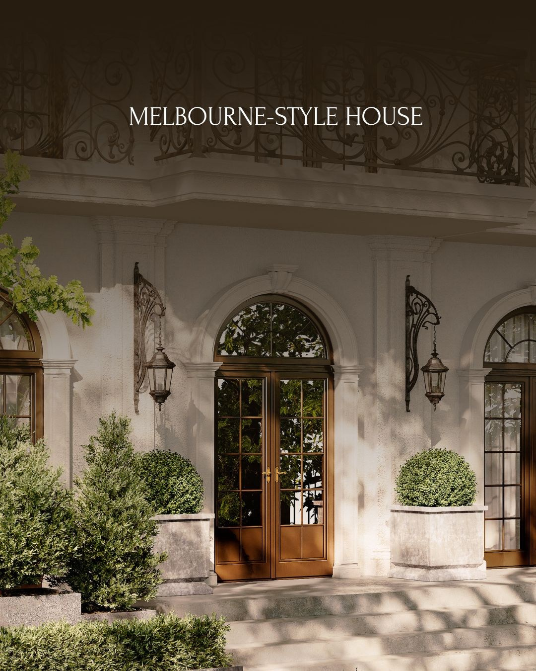 Melbourne-style house. Solovets visualization