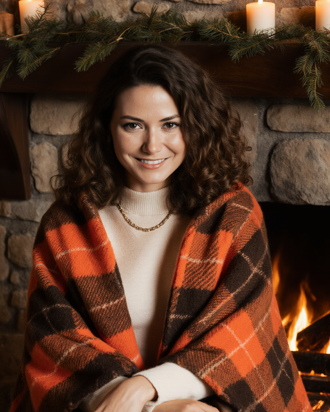 Осенняя фотосессия. AI-фотограф — Ольга Герман. Нейрофотосессии, уникальные цифровые портреты и образы будущего