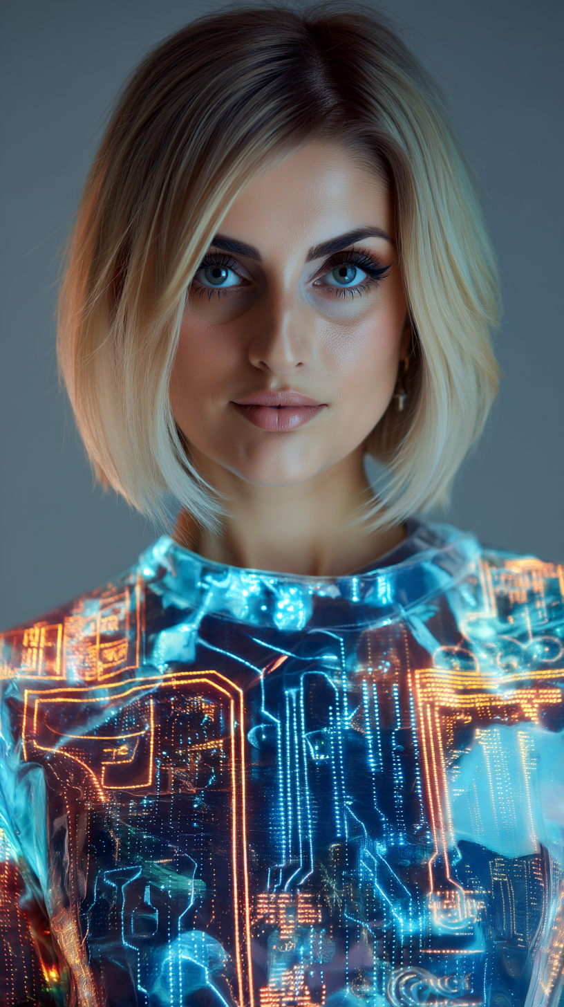 Креативы. AI-фотограф — Ольга Герман. Нейрофотосессии, уникальные цифровые портреты и образы будущего