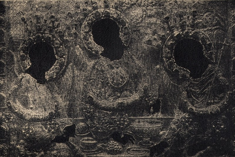 Борис Годунов Водно-масляная печать