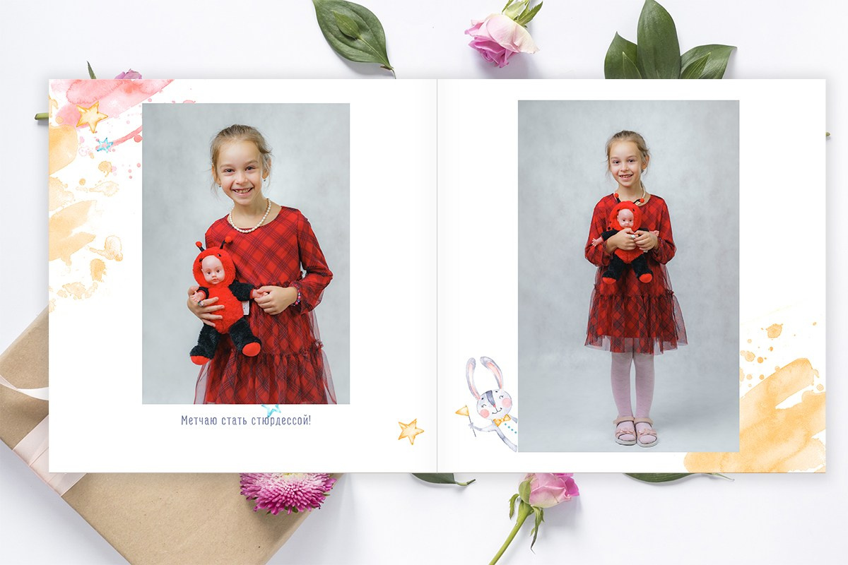 Дизайн выпускного альбома в детском саду