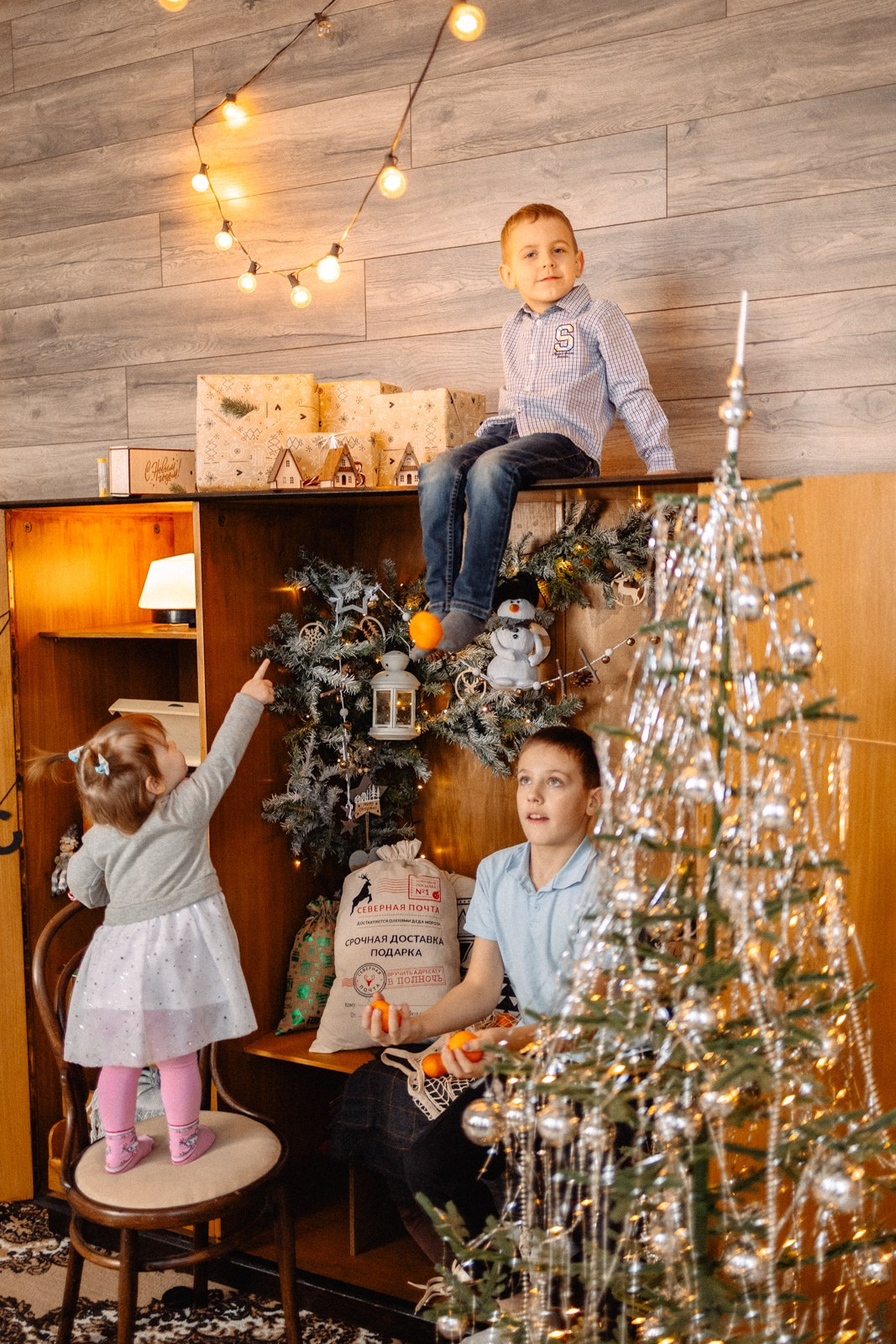Новогодняя в студии. Семейный фотограф в Дзержинске Наталья Лаэтина
