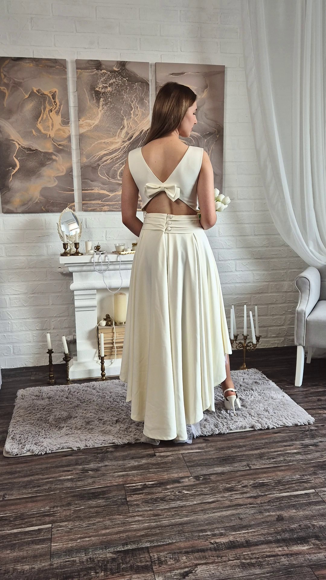 Миди платья. Интерьерная фотостудия Background в Омске