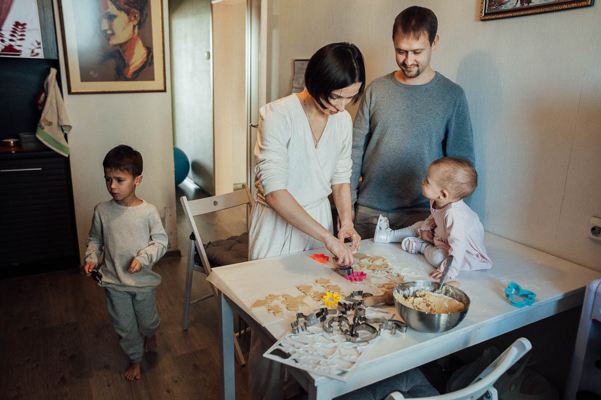 Семейный новый год. Семейный и свадебный фотограф в Москве Жнякина Юлия