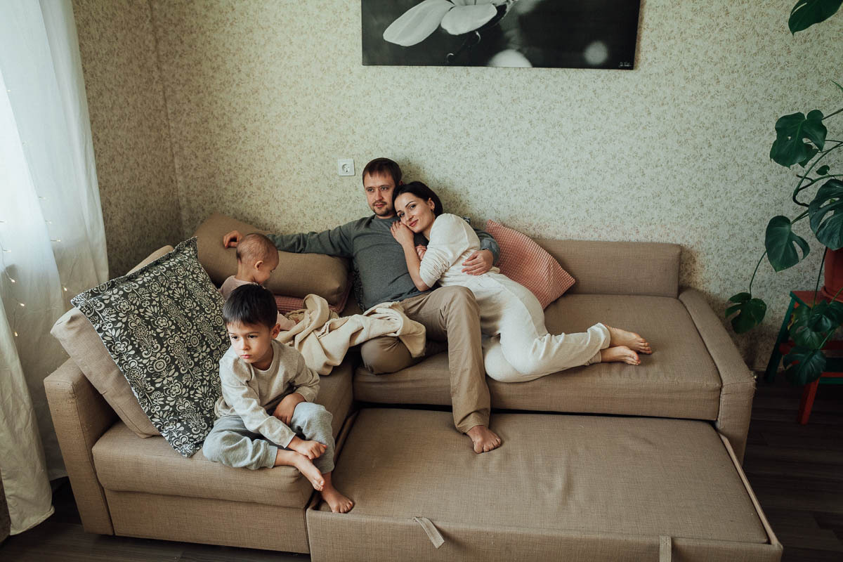 Семейный новый год. Семейный и свадебный фотограф в Москве Жнякина Юлия