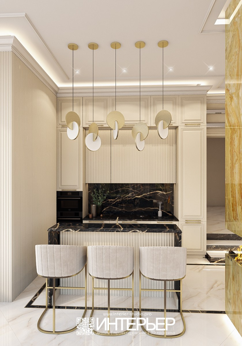 Дизайн-проект дома Ильи и Галины. Зона гостиной, кухни и столовой.Исправления. Дизайн интерьера, 3D визуализация и 3D моделирование. Создание проектов и чертежей. КМВ: Кисловодск, Пятигорск, Ессентуки и удаленно