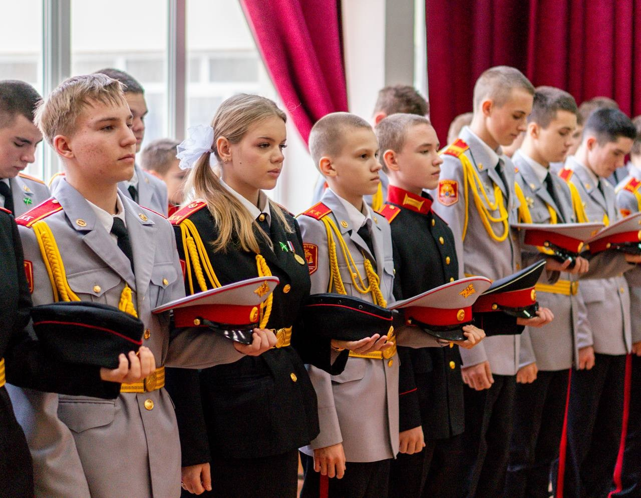 Благочинный Северо-Западного округа поздравил кадетов с принятием Присяги. Саратовское Северо-Западное благочиние