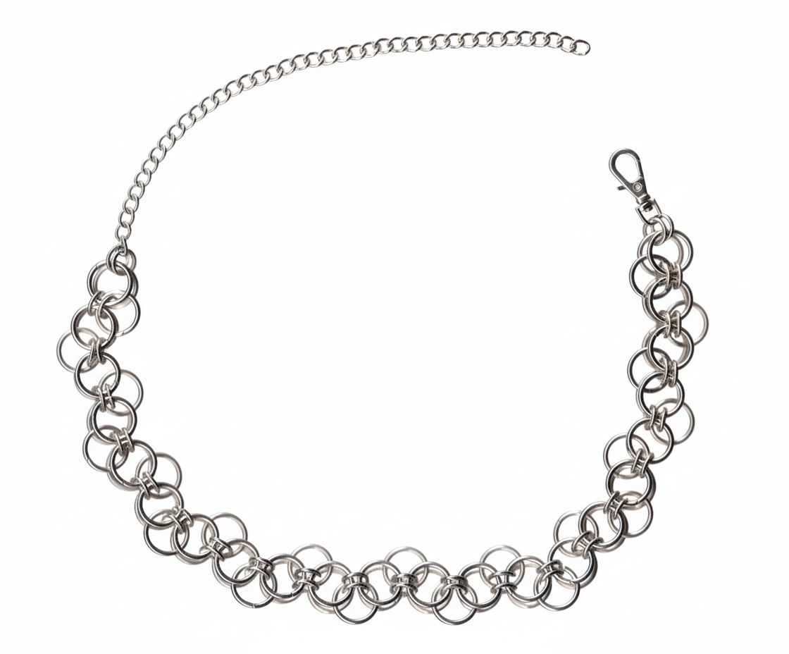 Чокеры из кольчуги. Украшения из кольчуги в Москве Соня Спросонья