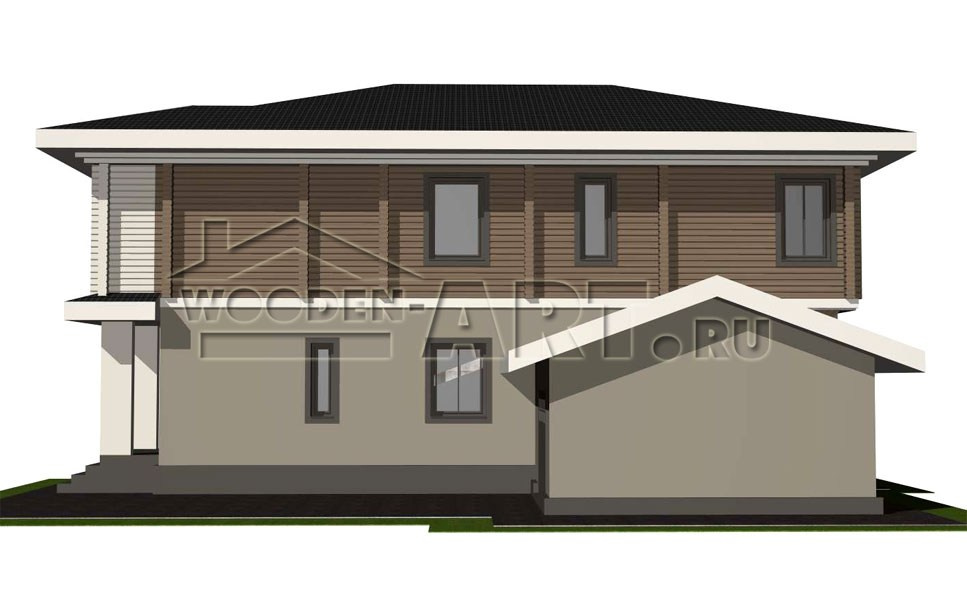 «Булгаково» 319 кв. м. Проекты деревянных домов