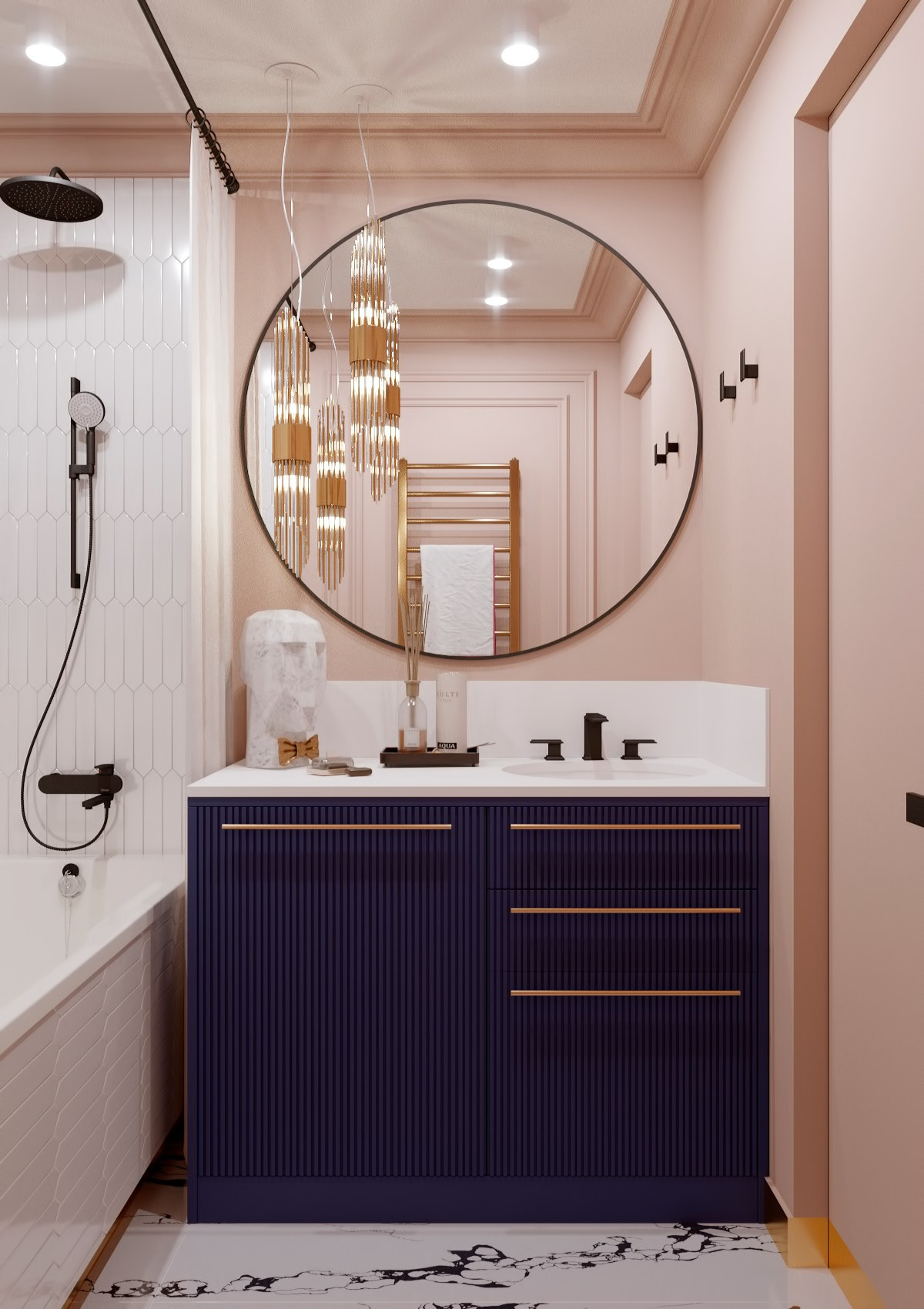 Квартира для девушки. Москва. Дизайнер интерьера Троилова Арина