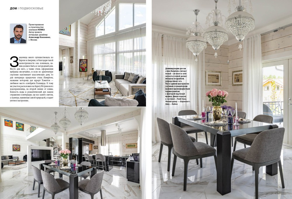 Интерьерный фотограф Кузнецов Сергей — Публикация интерьерной съёмки в журнале Красивые дома