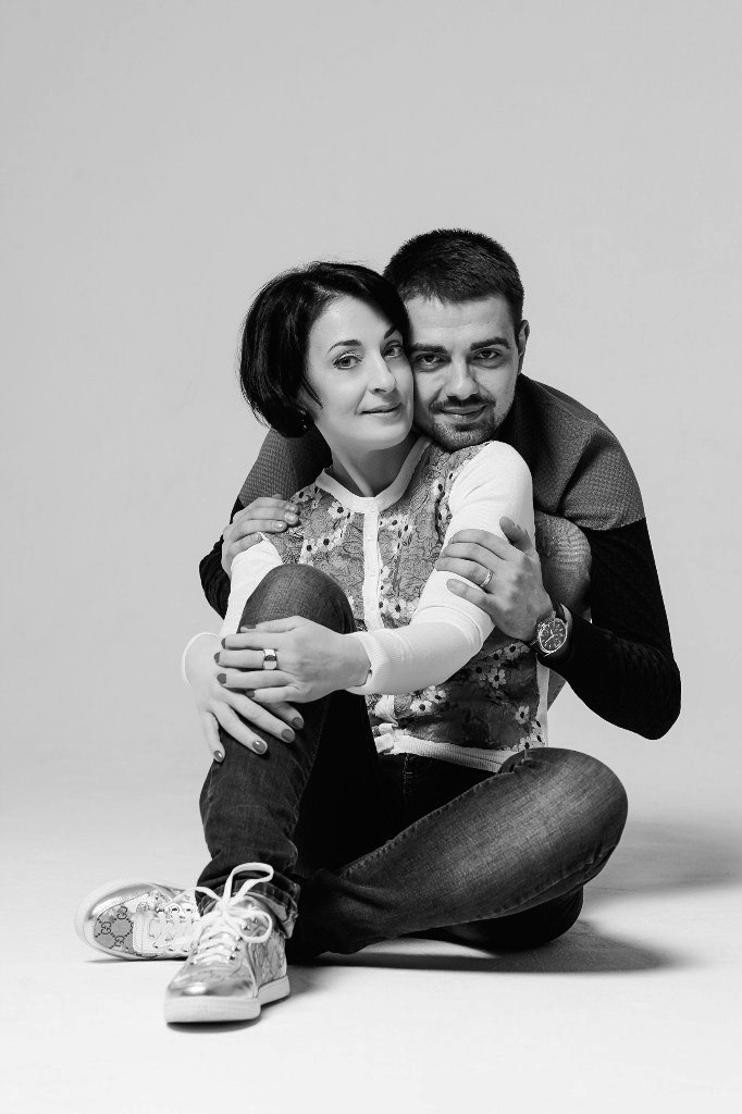 Семейное фото в студии. Фотограф-портретист Евгения Синкевич в Риге и Европе