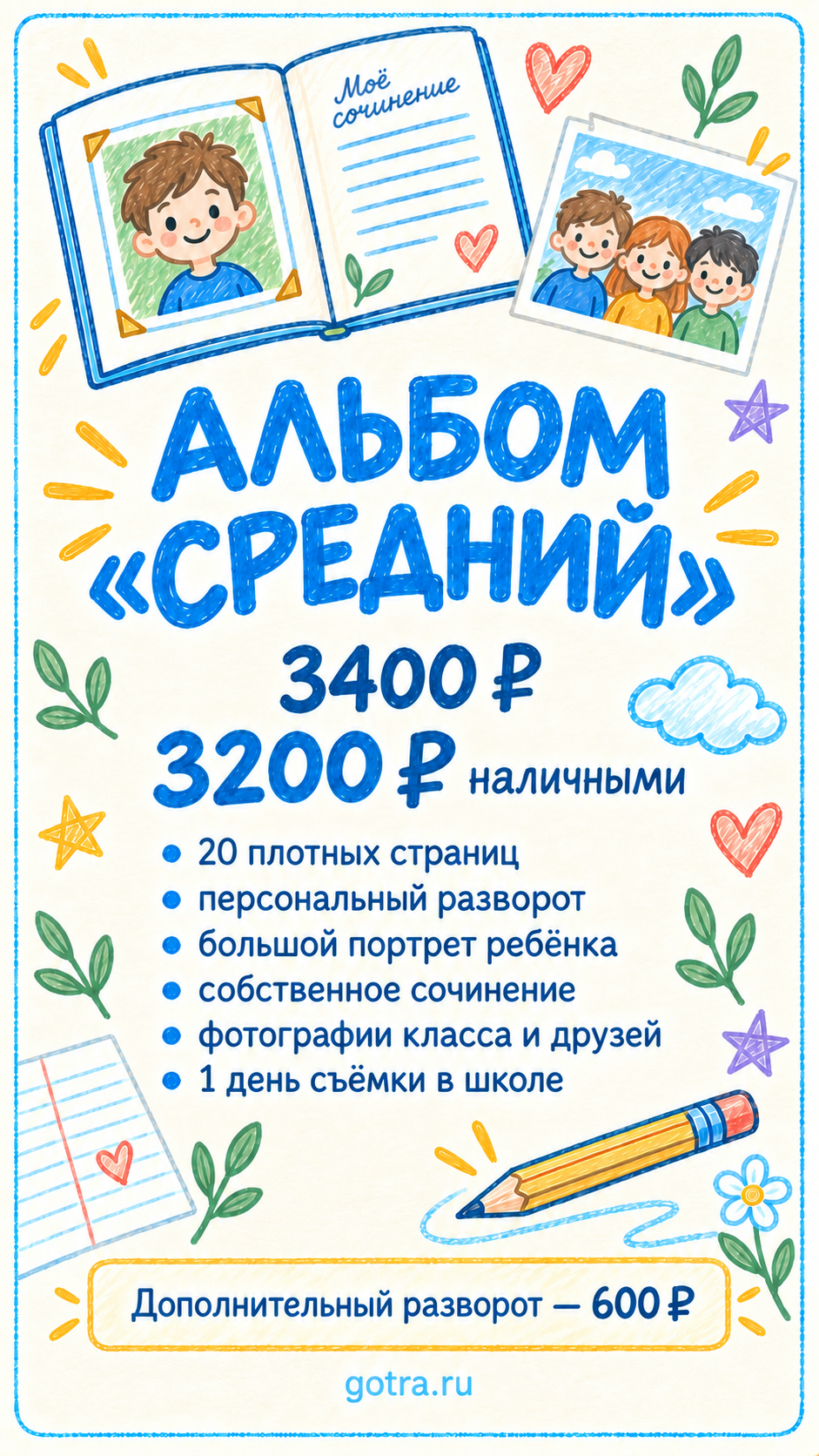 Все важное перед заказом для 4-го класса