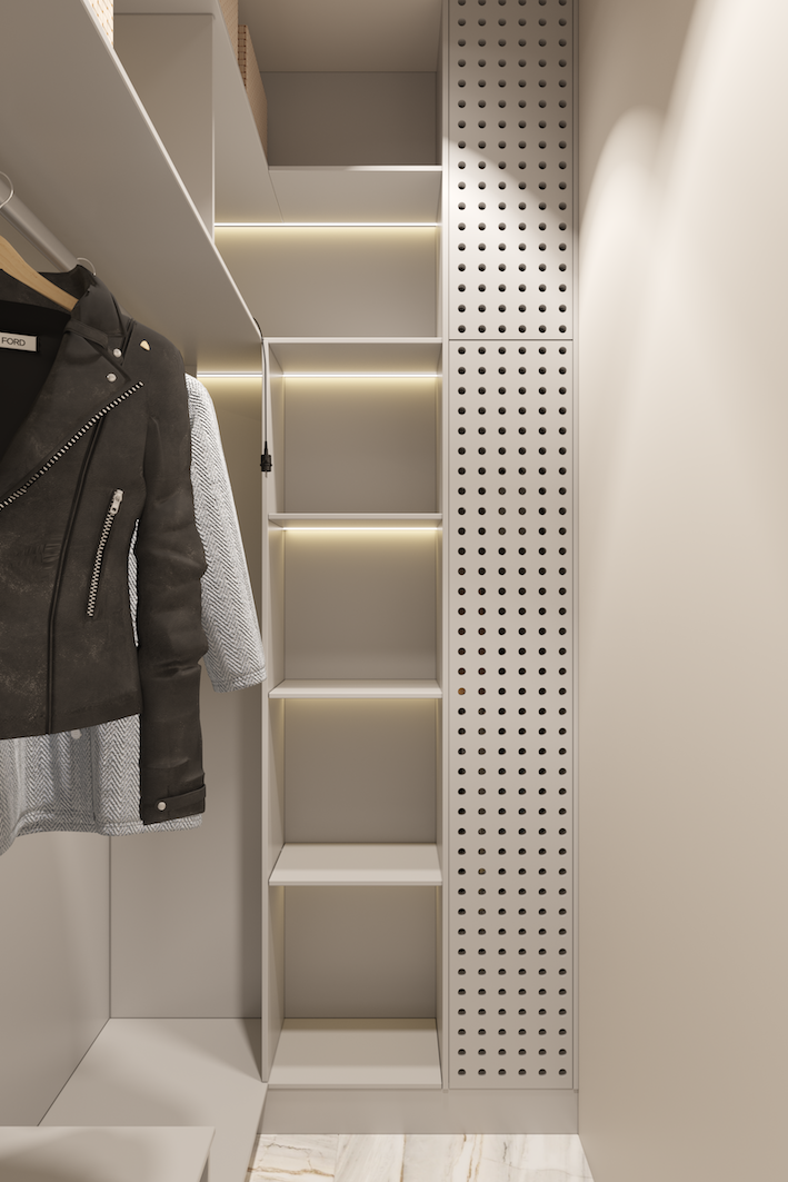 Однушка со сложной геометрией помещения