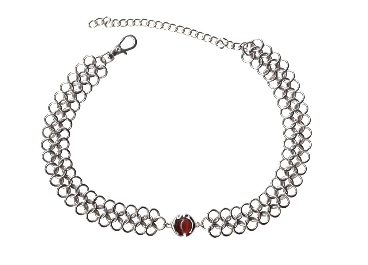 Чокеры из кольчуги. Украшения из кольчуги в Москве Соня Спросонья