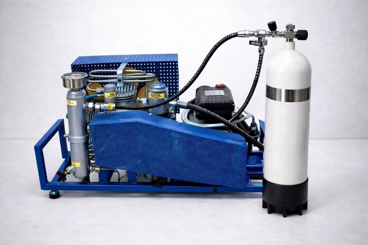 Заправка баллонов воздухом высокого давления в Санкт- Петербурге