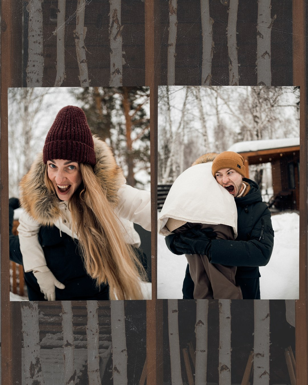 Новогодний домик в лесу 1. Фотограф в Екатеринбурге Артём Зайнетдинов