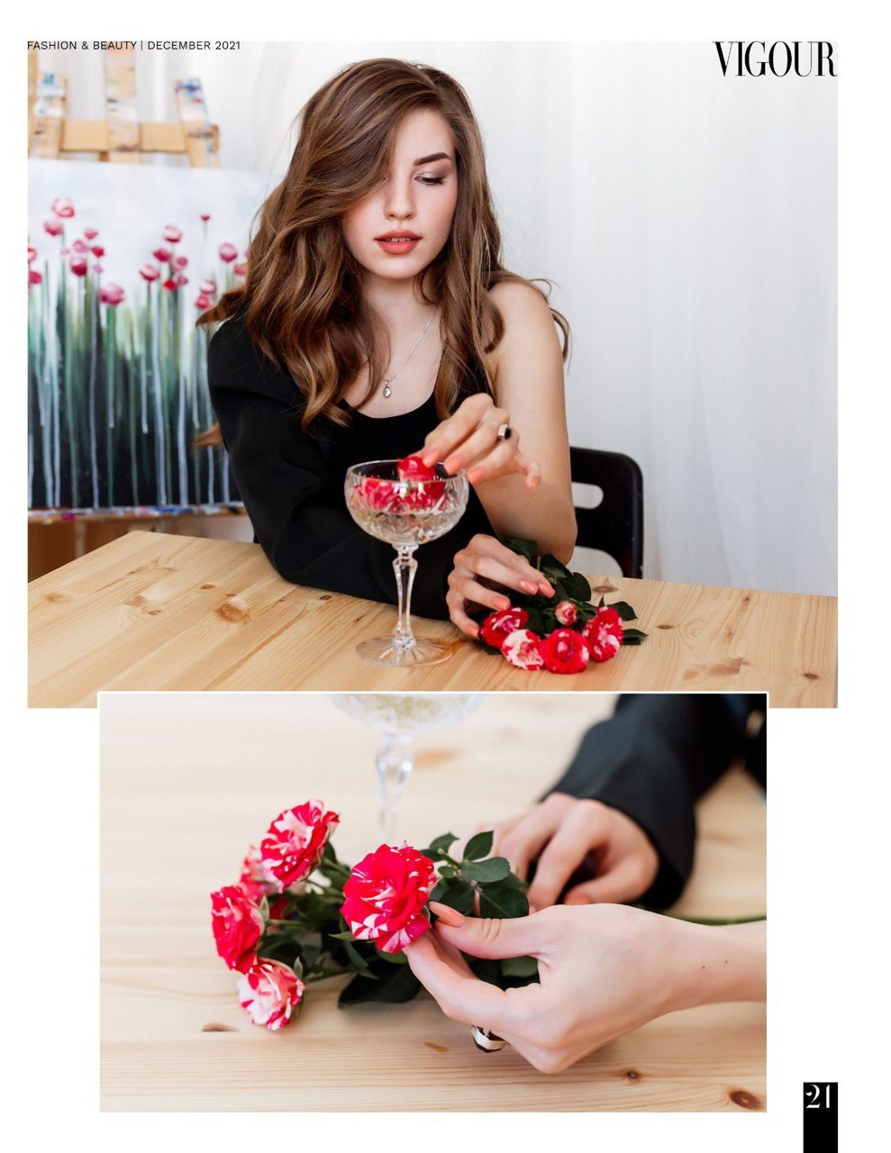 Анна в журнале VIGOUR (Канада). Ирина Квасова | Фотограф в стиле VOGUE | Тюмень