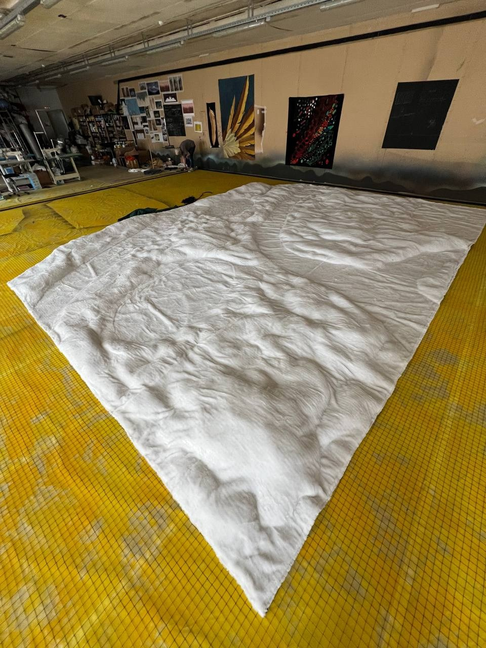 Декорации для спектакля «Евгений Онегин» | Театр БТК. История занавеса. Превращаем идею в технологию