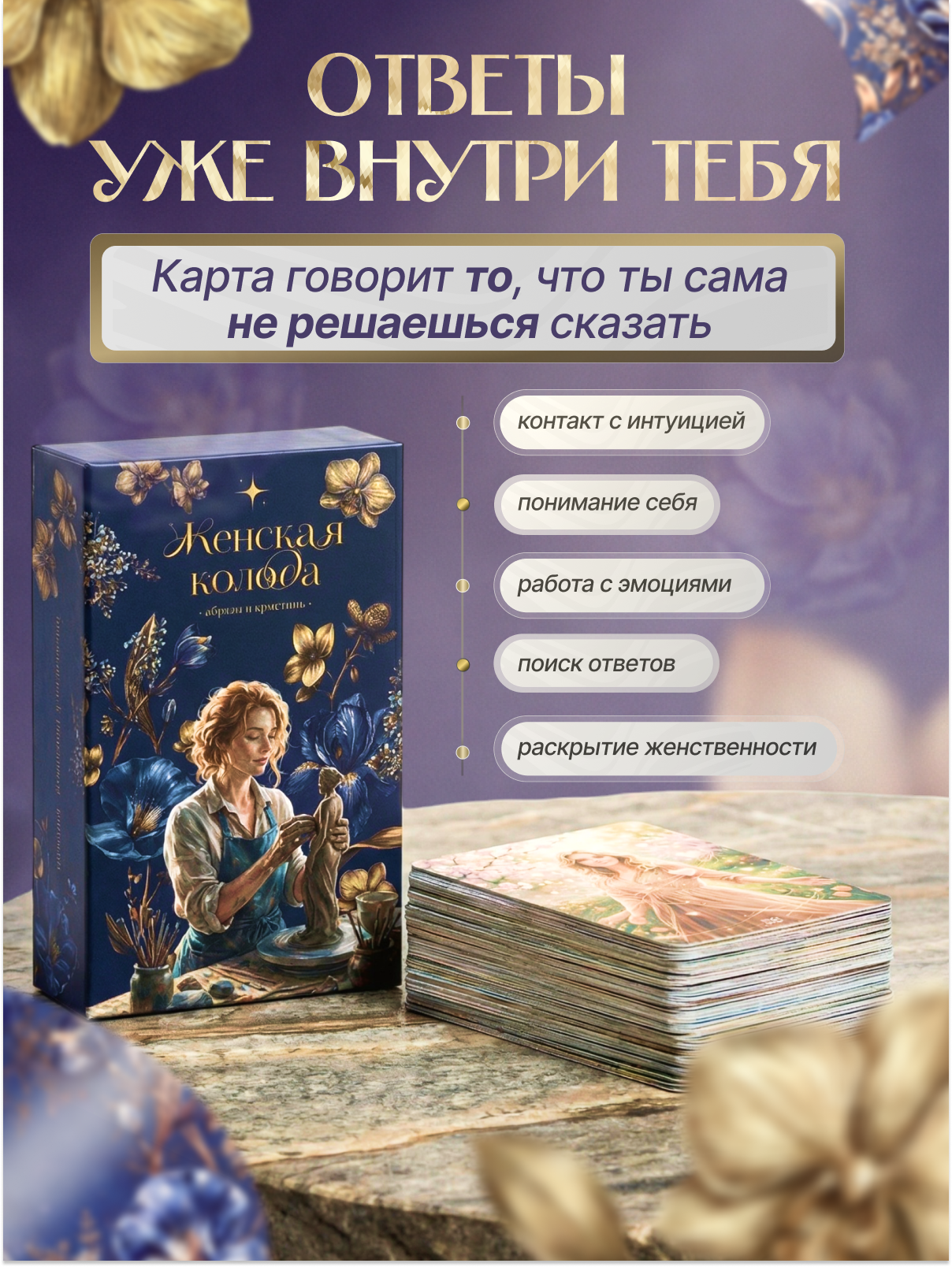 Инфографика| Карточка товара | Метафорические карты. Графический дизайнер AI в Москве Валерия Кос