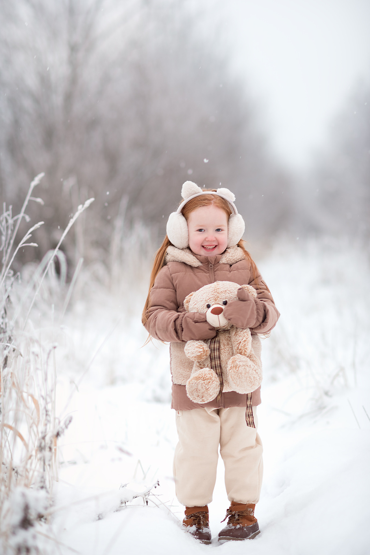 Зимняя фотосессия. Одежда для фотопрогулки. Фотограф Юлия Кондратьева