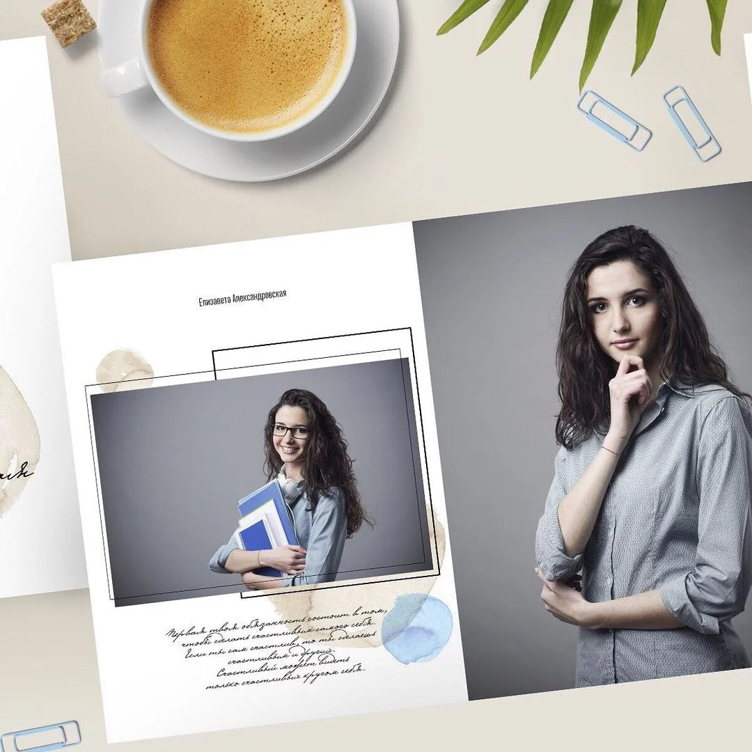 ДИЗАЙН Акварель. Medlori fotobook Выпускные альбомы в Липецке Лариса Медведева