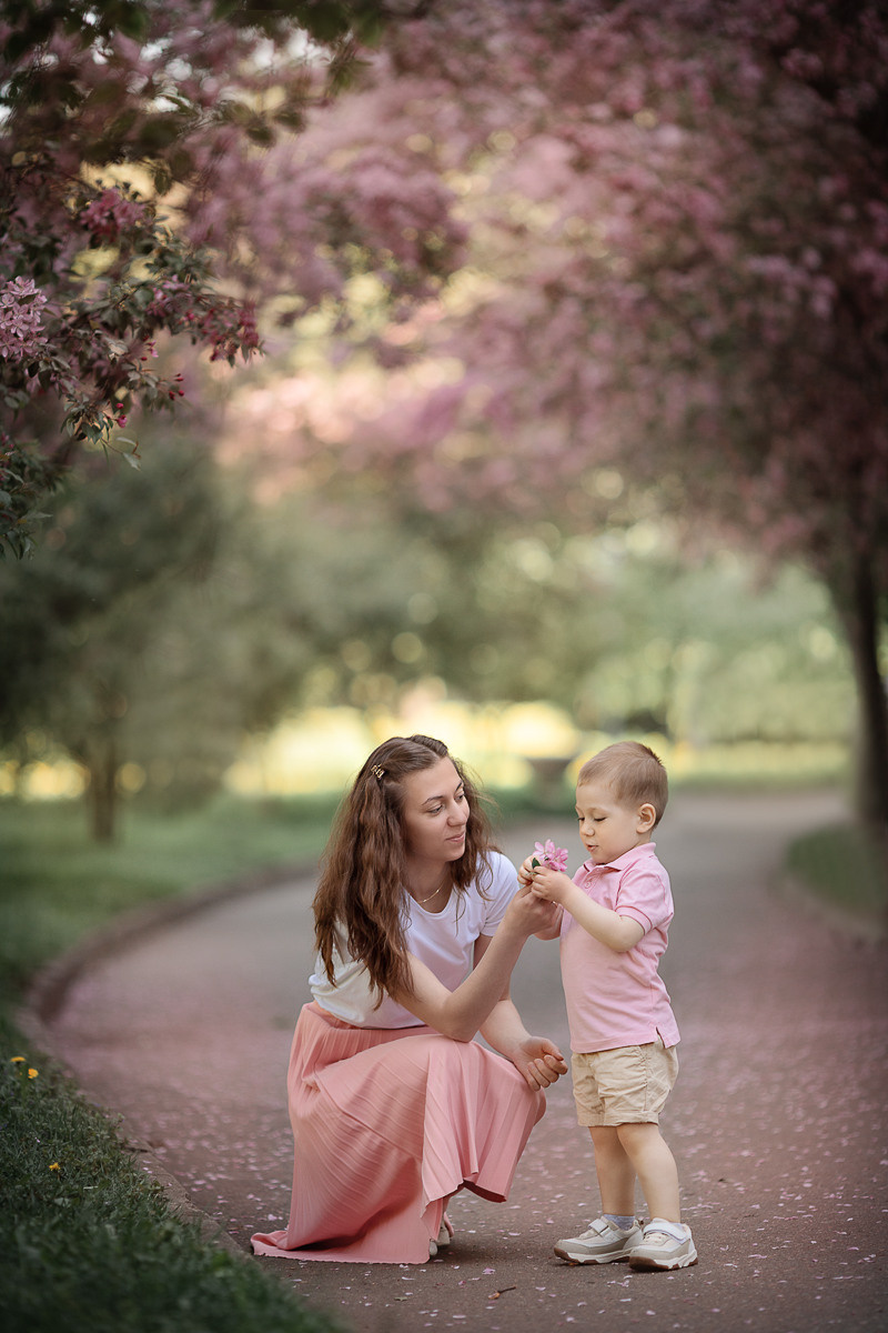 НЕЖНАЯ ВЕСНА. Семейный фотограф в Москве выпускные альбомы Клюковская Надежда