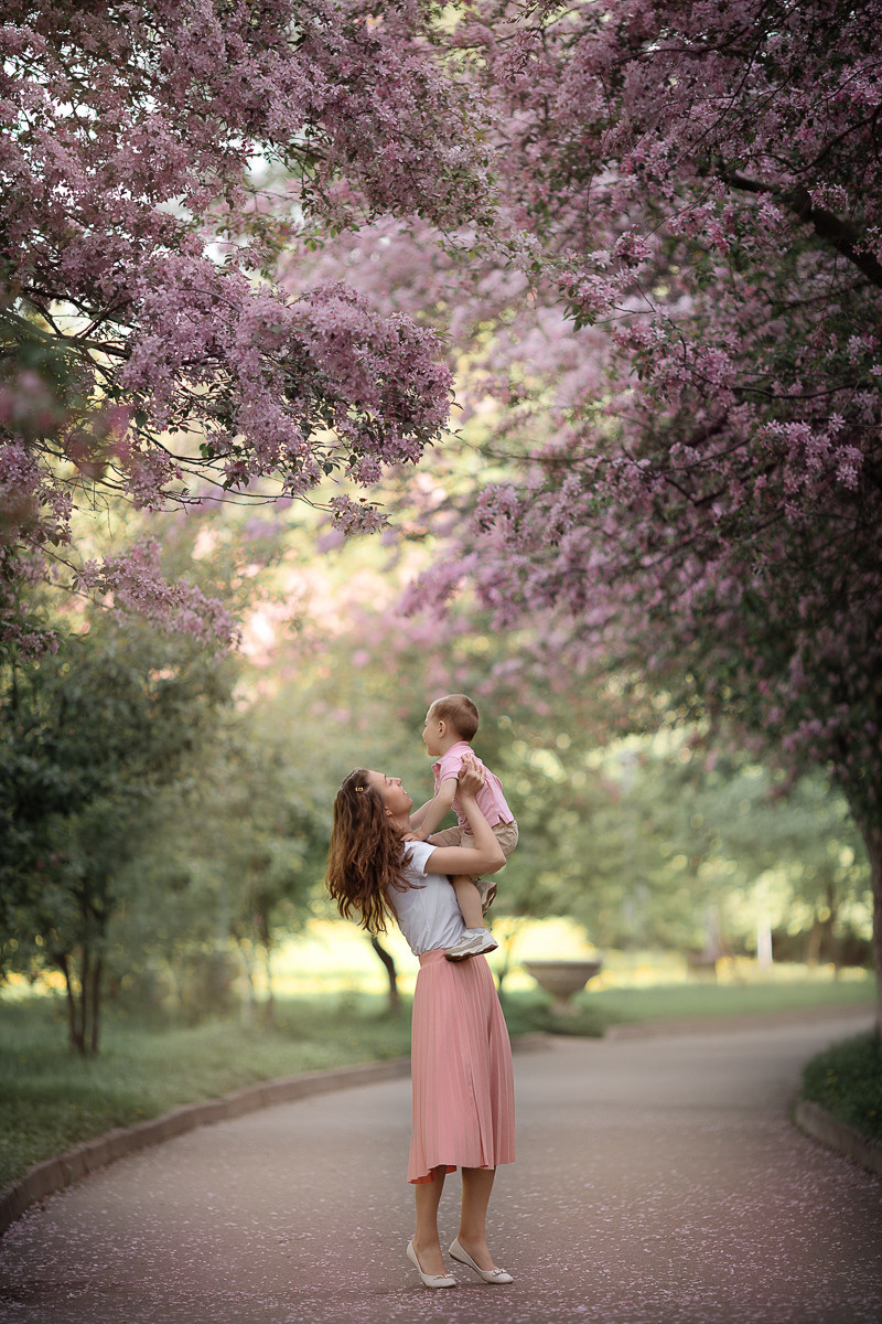 НЕЖНАЯ ВЕСНА. Семейный фотограф в Москве выпускные альбомы Клюковская Надежда