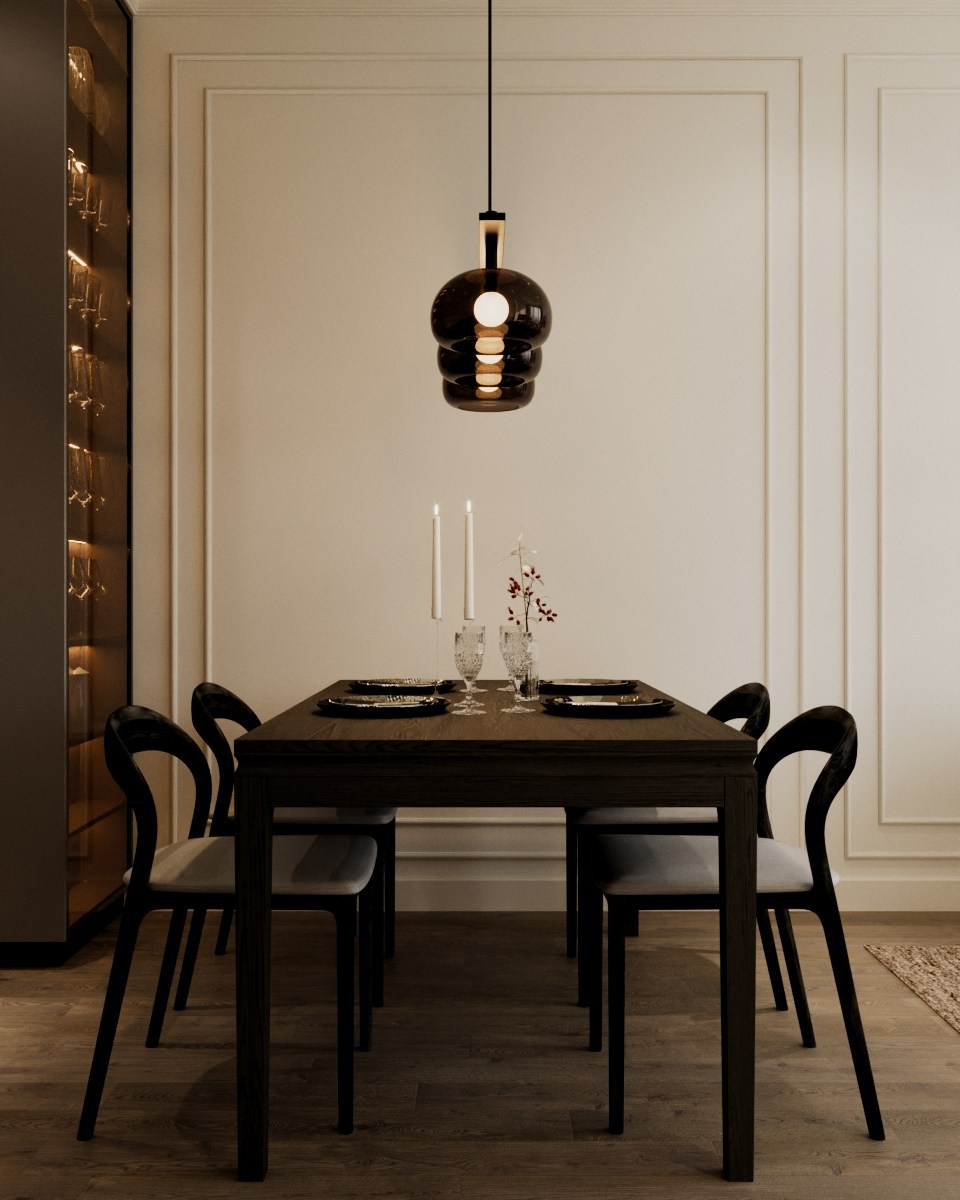 ЖК Событие кухня — гостиная. Визуализатор Векшина Елена