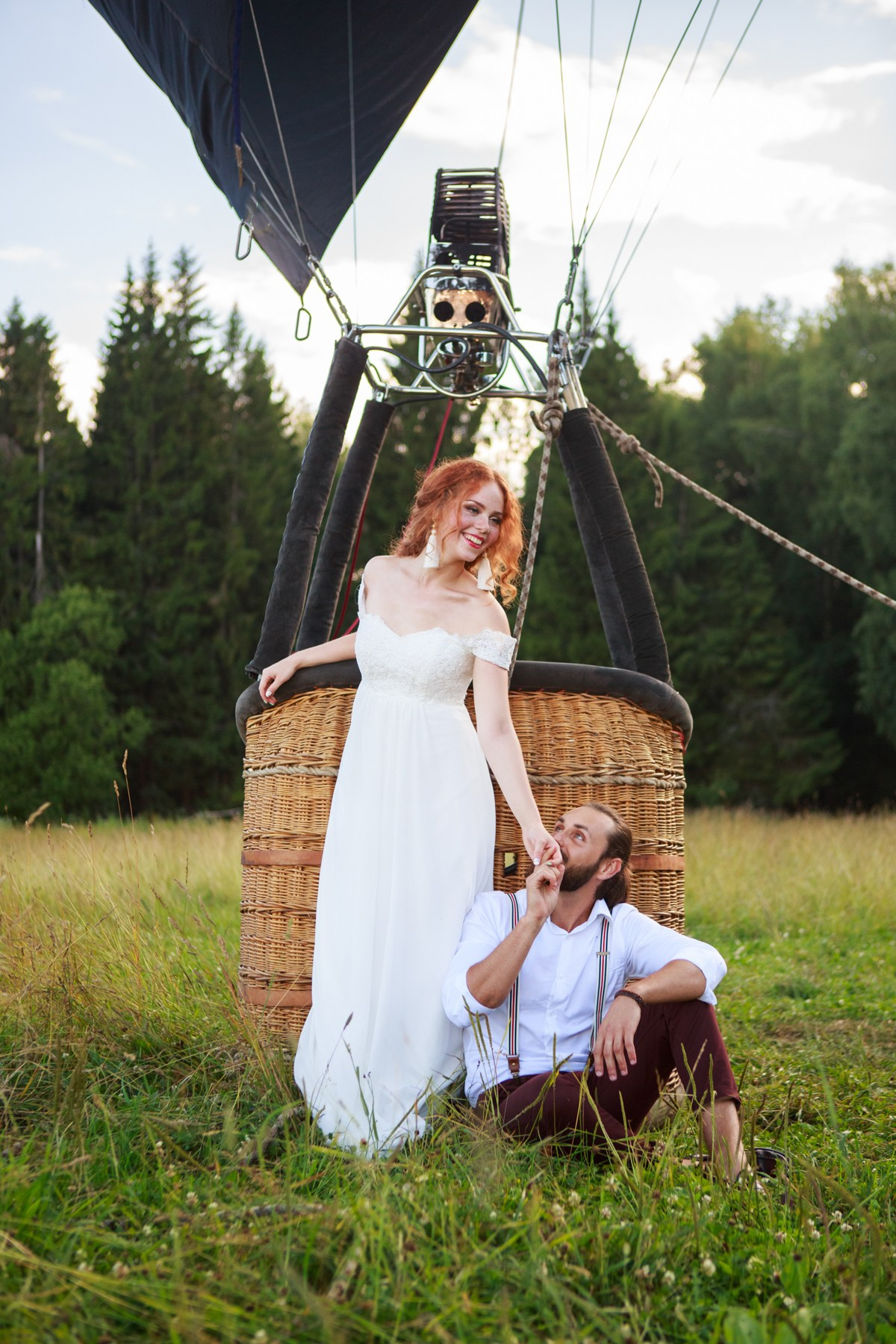 На большом воздушном шаре. Семейный и детский фотограф в Москве Мария Быкова
