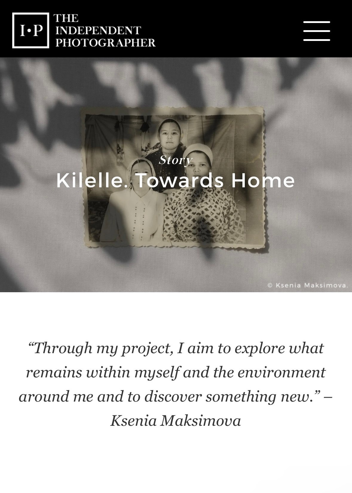 Publications. Ksenia Maksimova