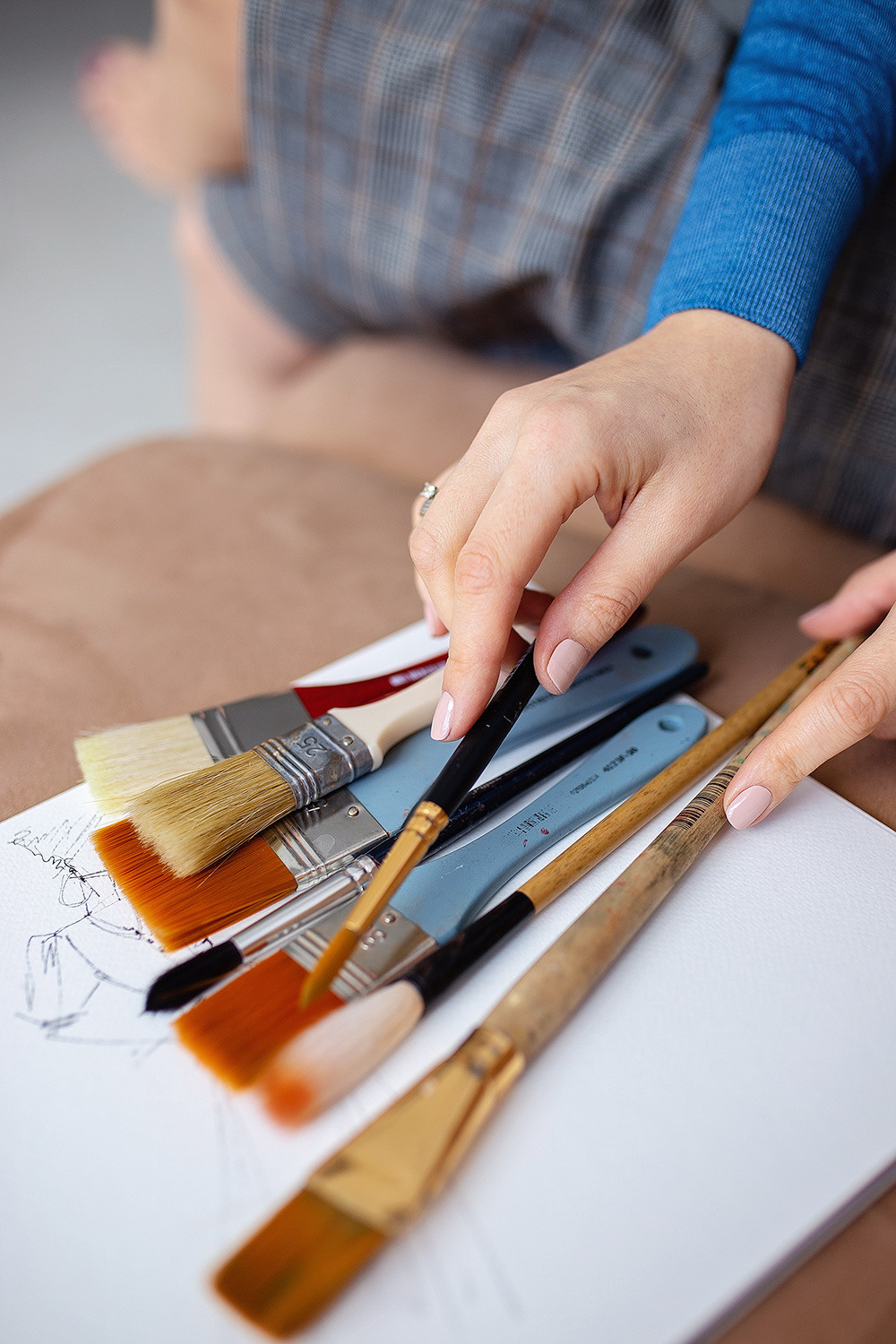 Елена, художник. Фотограф в Москве Ксения Мокрушина | Brand & Women photographer