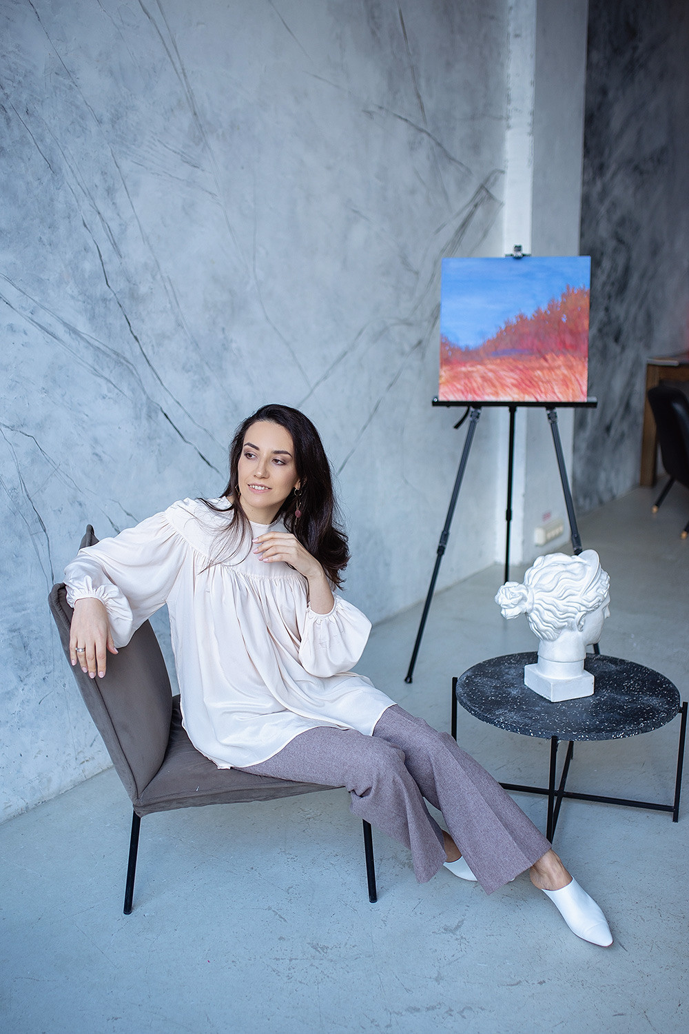 Елена, художник. Фотограф в Москве Ксения Мокрушина | Brand & Women photographer