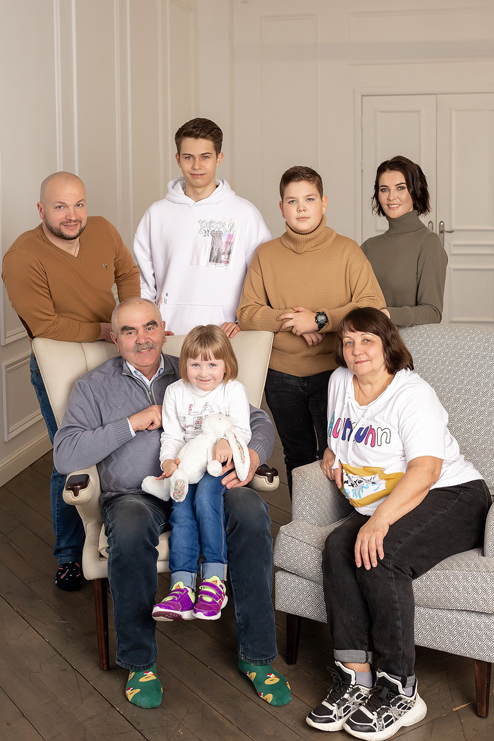 Наталия и семья. Фотограф в Москве Ксения Мокрушина | Brand & Women photographer