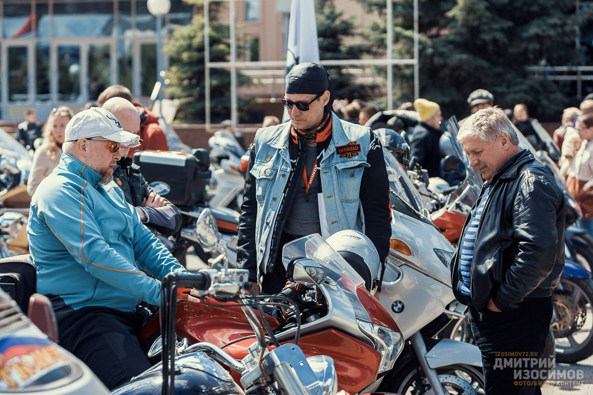 Слёт байкеров
