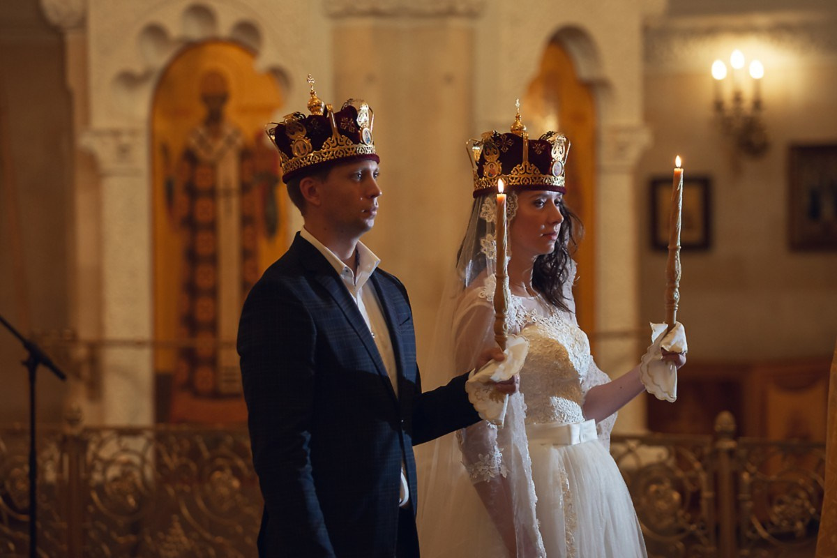 Венчание в главном Храме. Свадебный и репортажный фотограф в Москве и Московской области