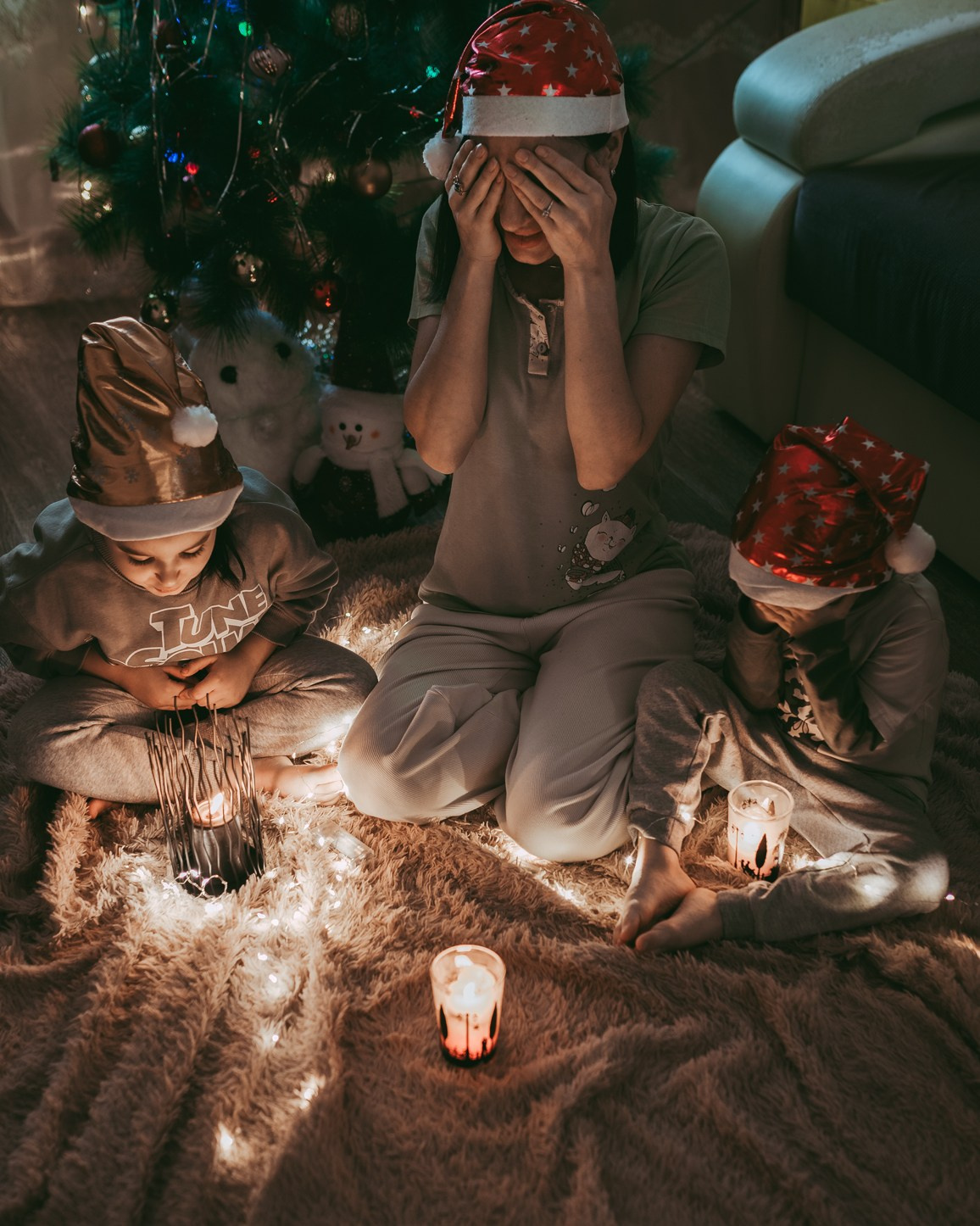 Новогодняя: Рита, Тигран и Регина. Фотограф г. Хабаровск