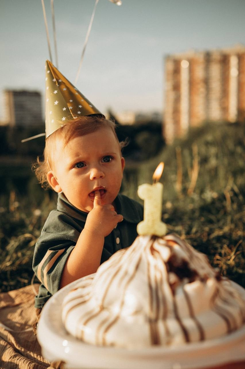 Годовасие (Фотосессия на один год). Семейный фотограф в Москве Дарья Пузикова