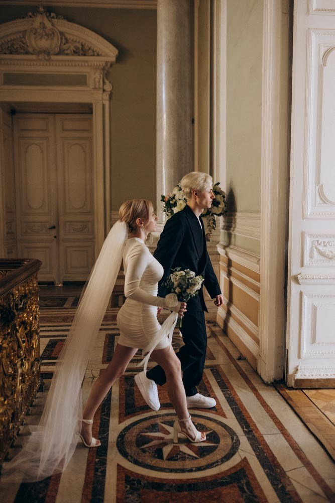 Саша и Вика | Дворец бракосочетания 1. Свадебный и love story фотограф в Санкт-Петербурге