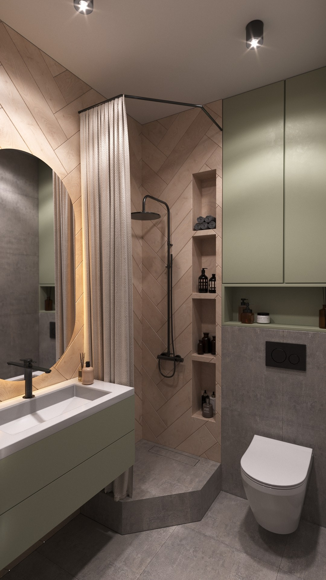 Г. Сочи квартира 16 м². БК студия дизайна интерьера