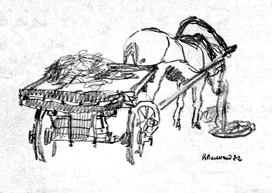 Телега. 1972.