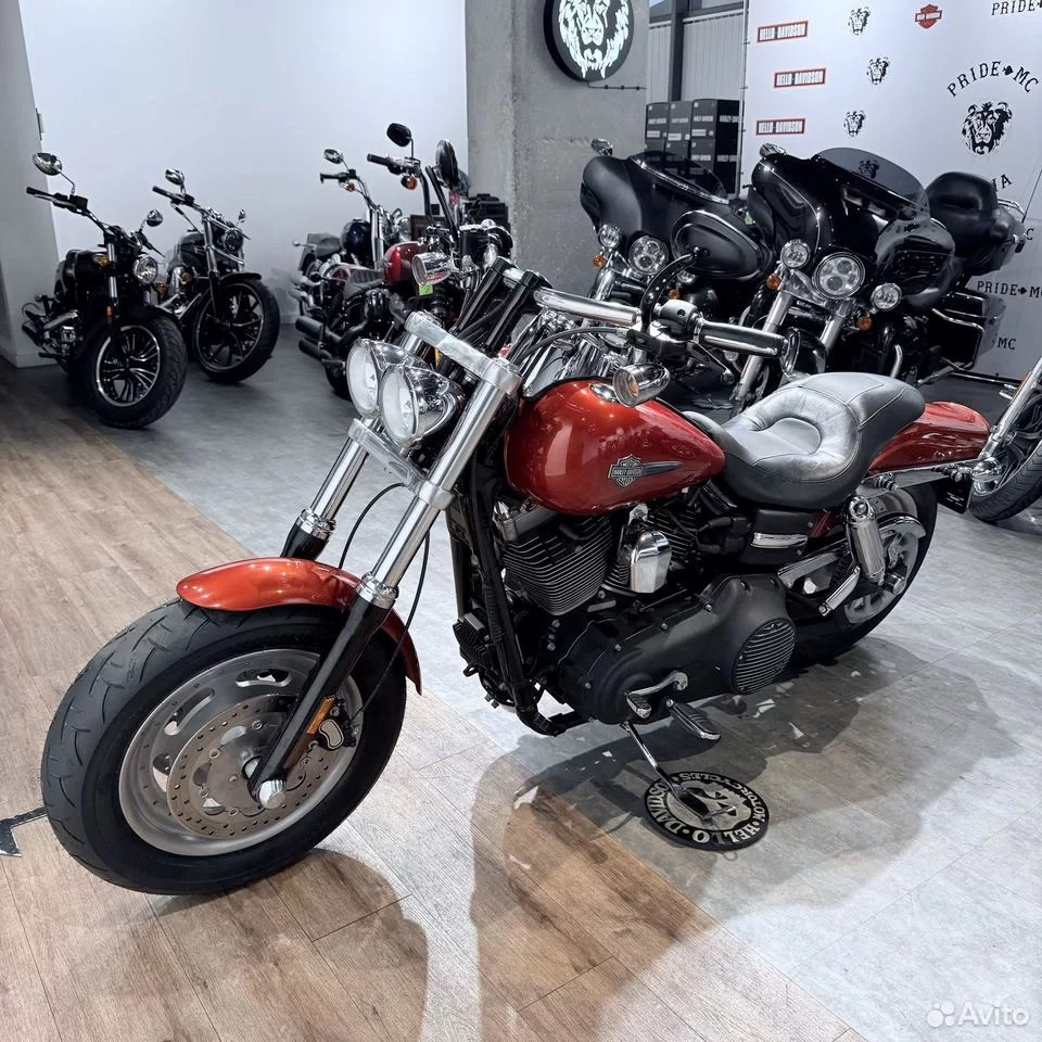 2010 Fat Bob Orаngе Lаva. Hello Davidson, Москва. Только хорошие мотоциклы…