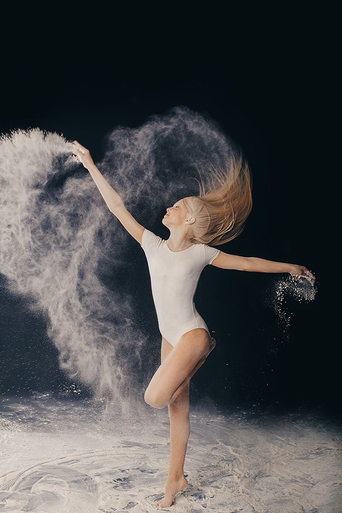 Необычная фотосессия гимнастки. Фотограф Евгения Мальцева, Архангельск