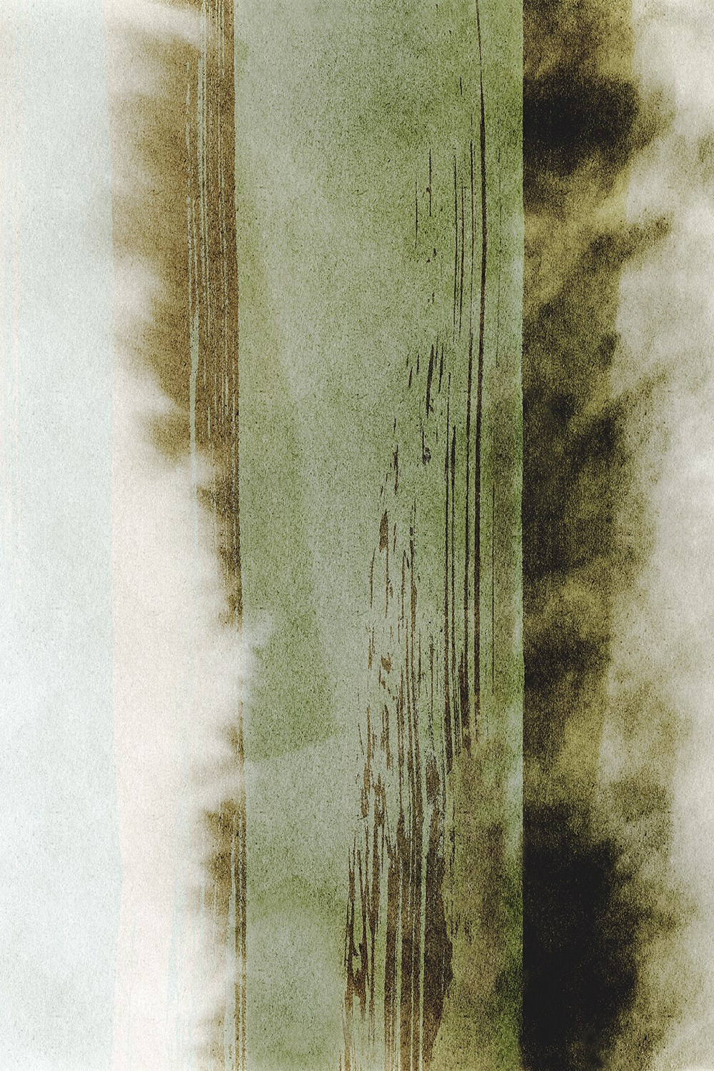 Спокойная акварельная абстракция для декора стен