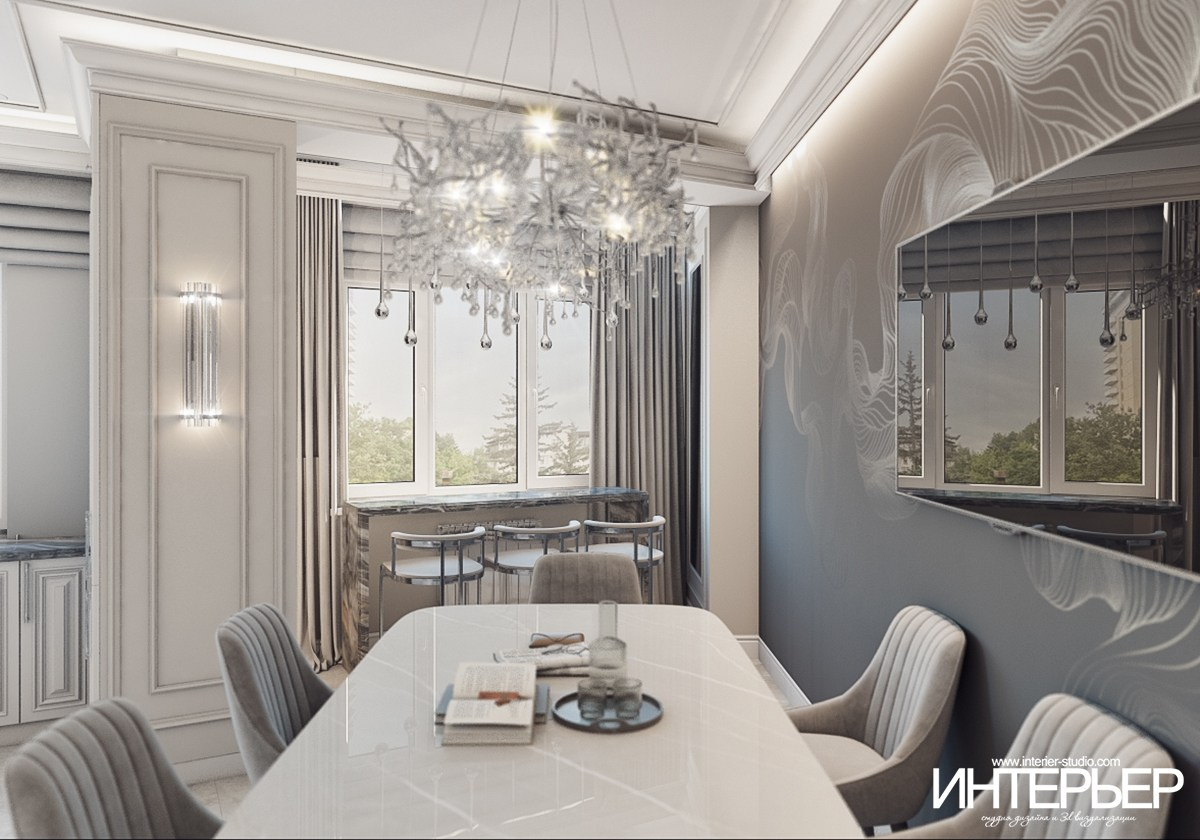 Дизайн-проект квартиры в ЖК на ул. Дзержинского г. Кисловодск. Дизайн интерьера, 3D визуализация и 3D моделирование. Создание проектов и чертежей. КМВ: Кисловодск, Пятигорск, Ессентуки и удаленно